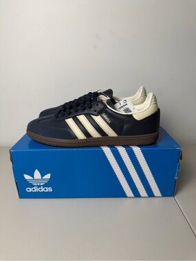 Adidas Samba Aurora Ink Cream White Shoes